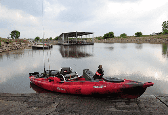 How to avoid weeds on a pedal kayak