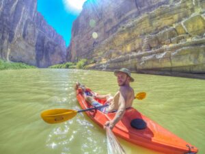 Kayaking in Austin on Canyon Lake