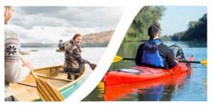 kayak vs canoe examples